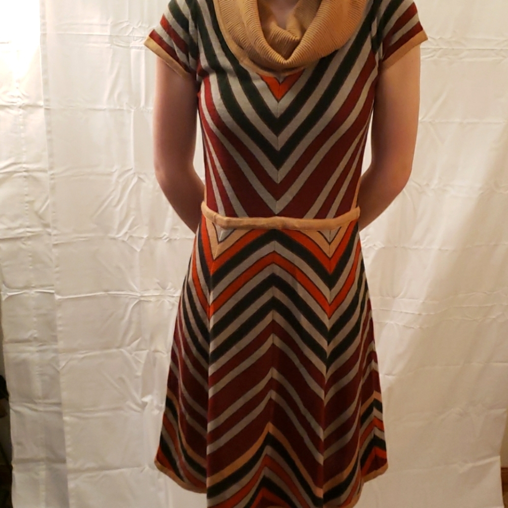 Jessica Simpson Chevron sweater dress